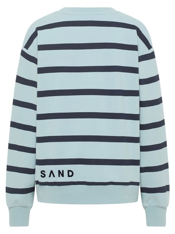 ELBSAND Sweatshirt "Meret" lichtblauw/donkerblauw
