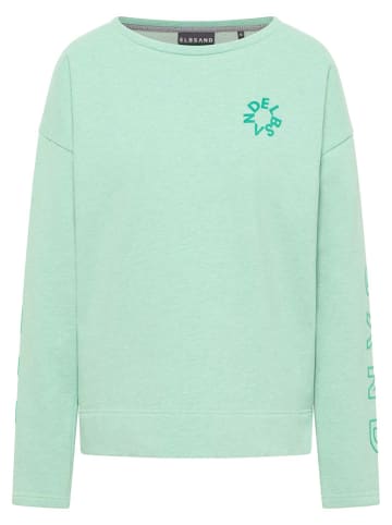 ELBSAND Sweatshirt "Andra" mintgroen