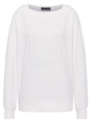 ELBSAND Sweatshirt "Fenja" in Weiß
