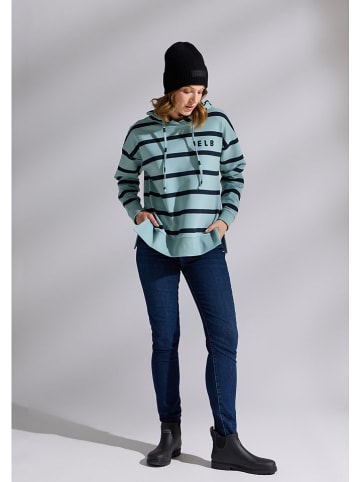 ELBSAND Hoodie "Marvi" in Hellblau/ Dunkelblau