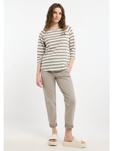 ELBSAND Longsleeve "Celina" in Beige/ Creme