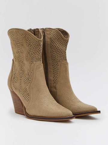 Bellucci Botki w kolorze khaki
