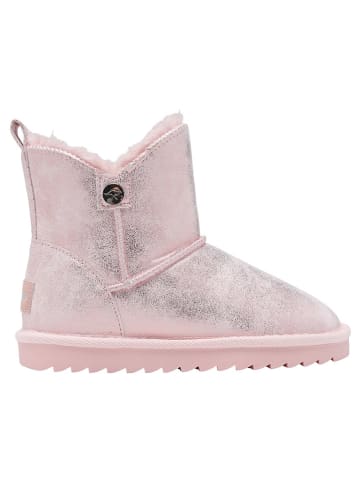 Kangaroos Winterboots "K-UK Silvery" lichtroze