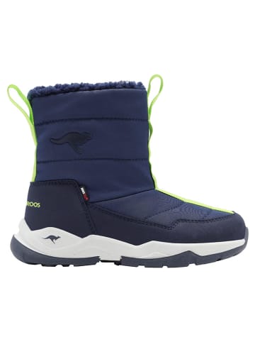 Kangaroos Leren winterlaarzen "K-FR Floki RTX" donkerblauw