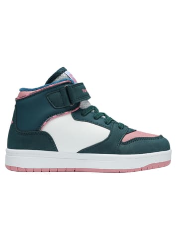 Kangaroos Sneakersy "K-CP Rim Mid EV" w kolorze jasnoróżowo-ciemnozielonym