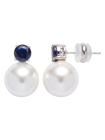 U.S. Polo Assn. Beschicht. Ohrstecker mit Kristallen und Perle