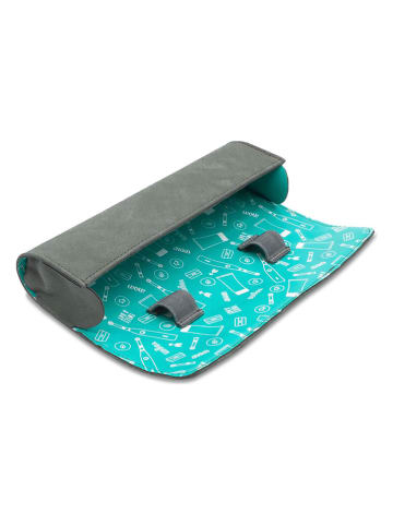 Happy Brush Etui podróżne w kolorze szarym - 19,5 x 6,5 x 3,7 cm
