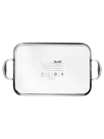 Ibili Edelstahl-Grillplatte - (B)38 x (H)25 cm