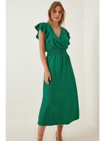 Happiness Istanbul Jurk groen