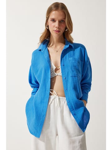 Happiness Istanbul Bluse in Blau