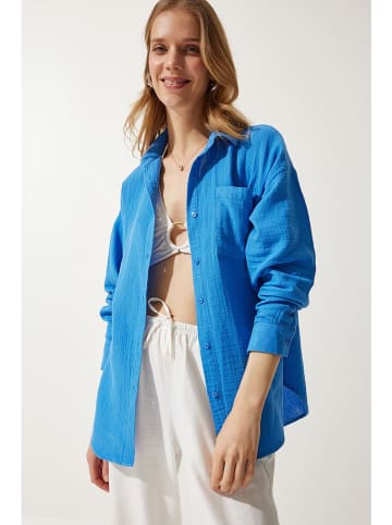 Happiness Istanbul Bluse in Blau
