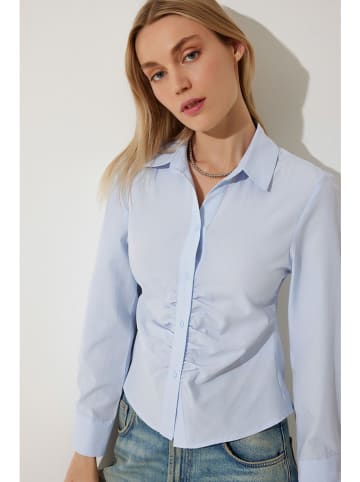 Happiness Istanbul Bluzka w kolorze błękitnym