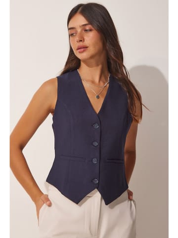 Happiness Istanbul Gilet donkerblauw
