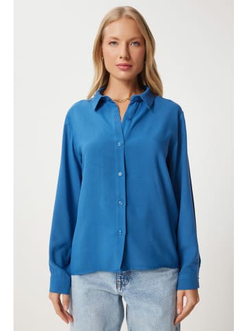 Happiness Istanbul Bluse in Blau
