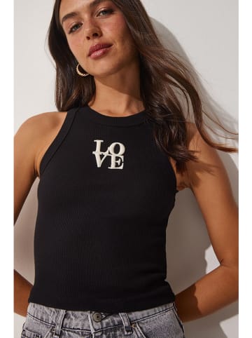 Happiness Istanbul Top in Schwarz
