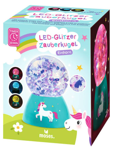 moses. LED-Glitzer-Zauberkugel ''Einhorn'' - ab 3 Jahren