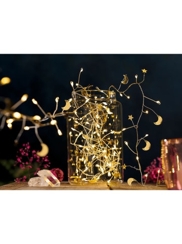 moses. Ledlichtketting "Moon & Stars" goudkleurig - (L)300 cm