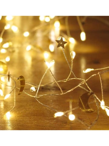 moses. Łańcuch świetlny LED "Moon & Stars" w kolorze złotym - dł. 300 cm