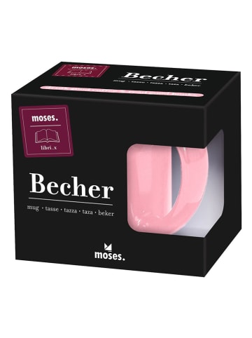 moses. Tasse ''drink good coffee'' in Rosa - 350 ml