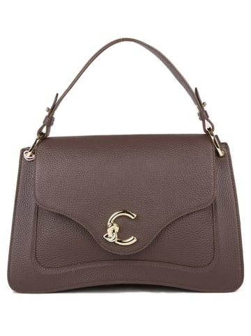 COCCINELLE Leren schoudertas bruin - (L)18 x (B)29,5 x (H)9,5 cm
