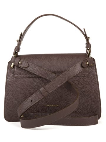 COCCINELLE Leren handtas bruin - (L)18 x (B)29,5 x (H)6 cm