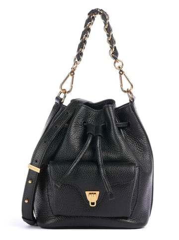 COCCINELLE Leren handtas zwart - (L)21 x (B)28,5 x (H)14 cm