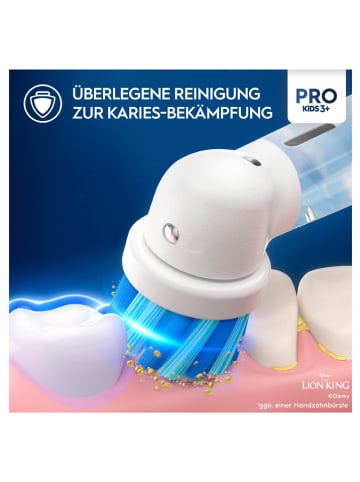 Oral-B Elektr. Zahnbürste "Vitality Pro 103 König der Löwen" in Rot