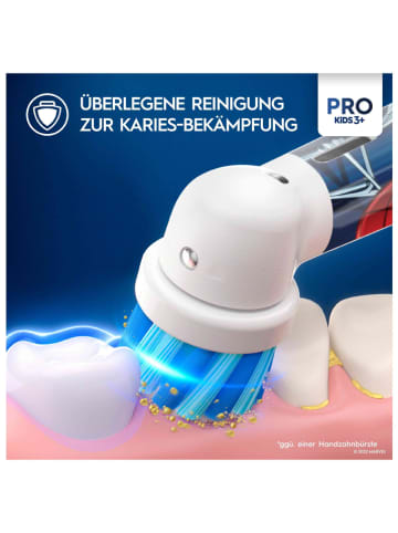 Oral-B Elektr. Zahnbürste "Vitality Pro 103 Spiderman" in Blau