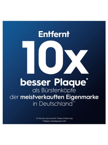 Oral-B 10er-Set: Ersatz-Bürstenköpfe "Precision Clean" in Weiß