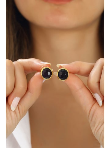 L'Atelier de Gaia Vergold. Ohrstecker mit Edelsteinen