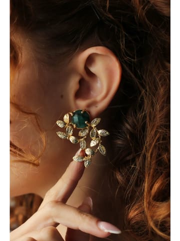 L'Atelier de Gaia Vergold. Ohrringe mit Edelsteinen