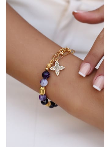 L'Atelier de Gaia Vergold. Armband mit Edelsteinen