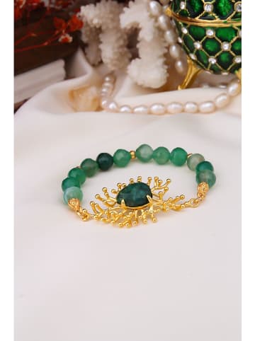 L'Atelier de Gaia Vergold. Armband mit Edelsteinen