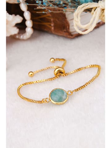 Pierres delicates Vergulde armband met edelstenen