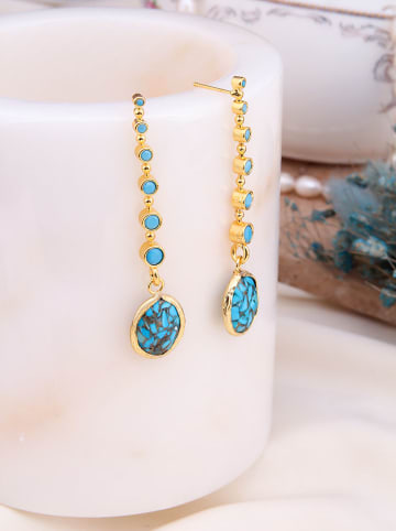 L'Atelier de Gaia Vergold. Ohrringe mit Edelsteinen