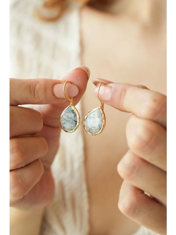 L'Atelier de Gaia Vergold. Ohrringe mit Edelsteinen