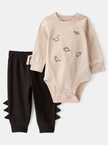 carter's 2tlg. Outfit in Braun/ Beige