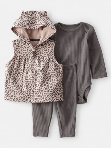 carter's 3tlg. Outfit in Braun/Beige
