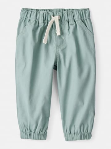 carter's 2tlg. Outfit in Grau/ Hellbraun/ Grün