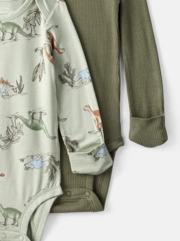 carter's 2-delige set: rompers kaki