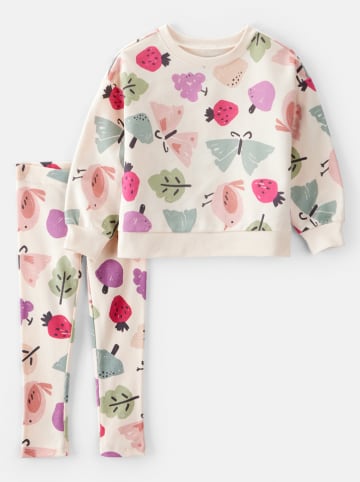 carter's 2tlg. Outfit in Creme/ Bunt