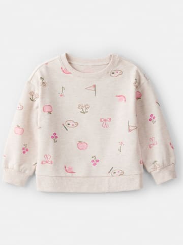 carter's Pullover in Creme/ Pink