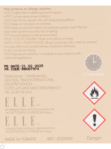 Elle home Pałeczki zapachowe "Golden Petals" - 200 ml