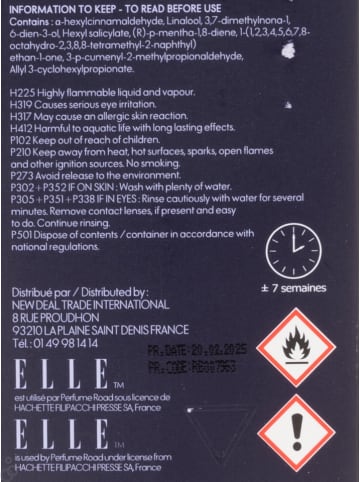 Elle home Geurstokjes "Nightfall Musk", 200 ml