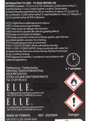 Elle home Duftstäbchen "Blackwood Tonka", 200 ml