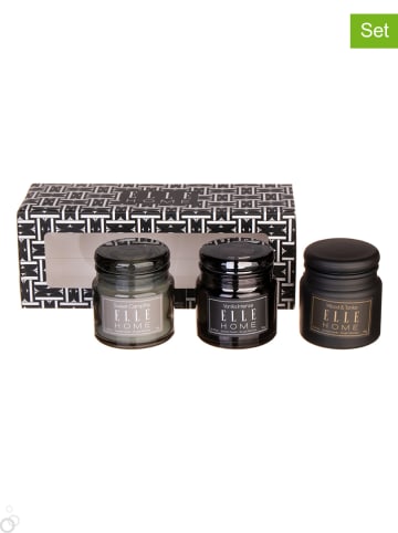 Elle home 3er-Set: Duftkerzen, je 70 g