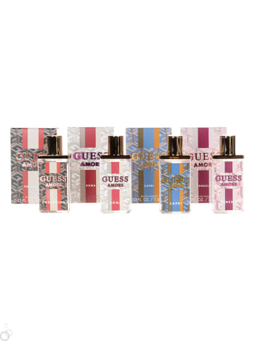 Guess 4-częściowy zestaw "Amore" - 4 x EDT, po 7,5 ml