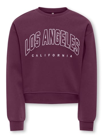 KIDS ONLY Sweatshirt in Lila