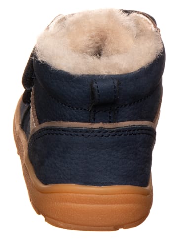 bisgaard Leder-Barfußschuhe in Dunkelblau