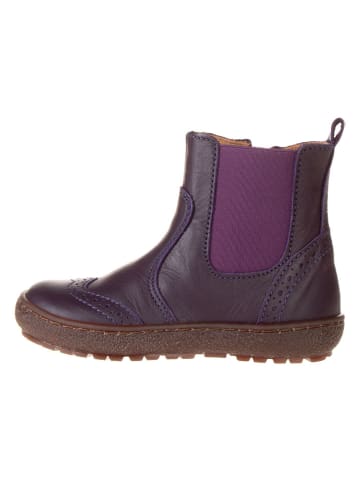 bisgaard Leder-Chelsea-Boots "Norbert" in Lila